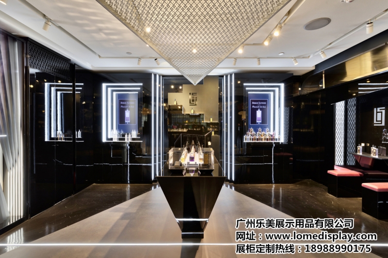 專業定制高品質展柜化妝品產品展架護膚品樣品玻璃展示柜陳列柜