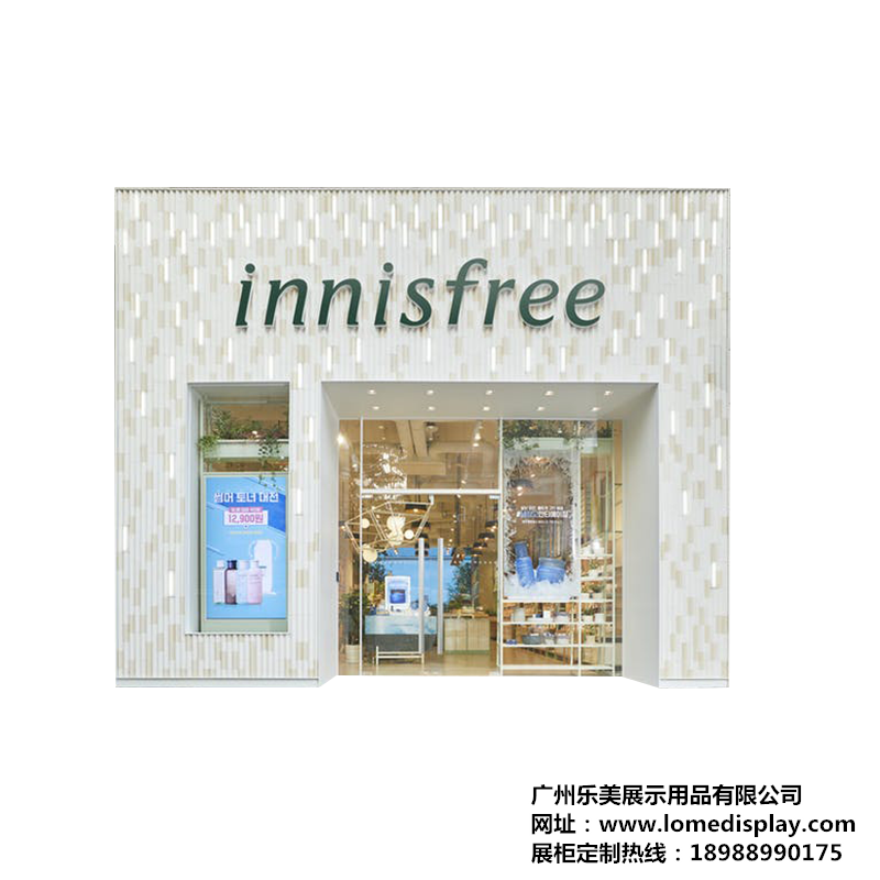 展柜韓式化妝品展示柜美容院產品陳列柜彩妝柜臺護膚品展示