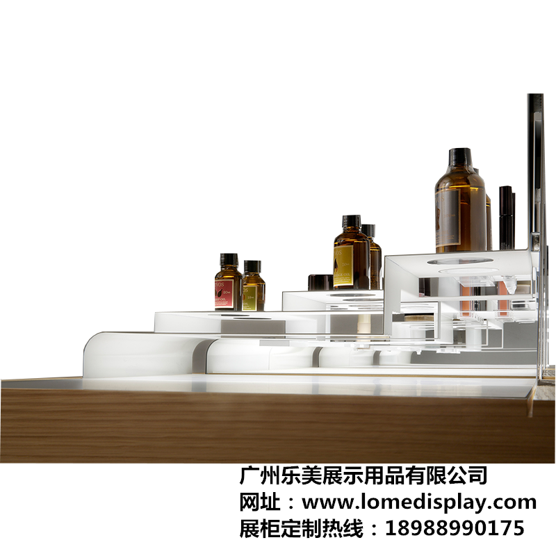 商場品牌化妝品專賣店展示柜中島柜烤漆高端香水展示柜高端彩妝柜